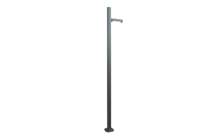 Square LED pole 3 ft. Ottawa OD 4x4 (Aluminum+powder coating) One side 30W 4050Lm